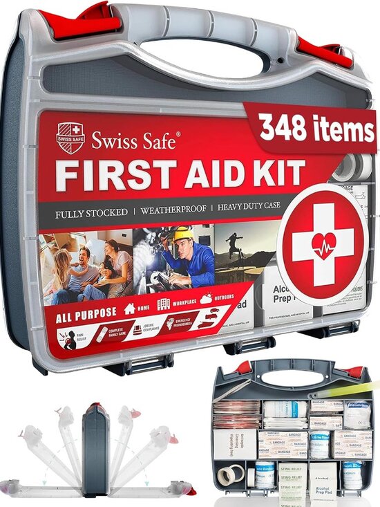 Other - 2-in-1 First Aid Kit for Car, Travel & Home, Businesses - Bonus Mini Kit for Med
